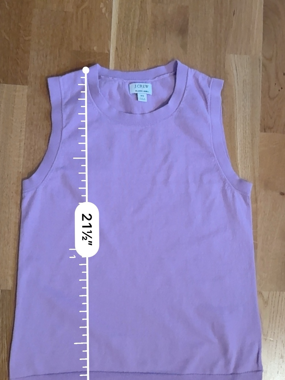 J. Crew Lavender Sleeveless Knit Shell - Picture 7 of 7